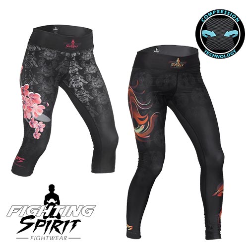 LEGGINGS ET CORSAIRES DE SPORT FIGHTING SPIRIT