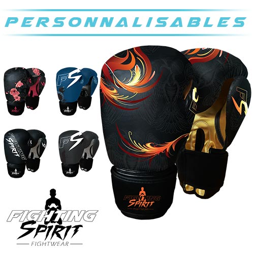GANTS DE BOXE PERSONNALISABLES FIGHTING SPIRIT